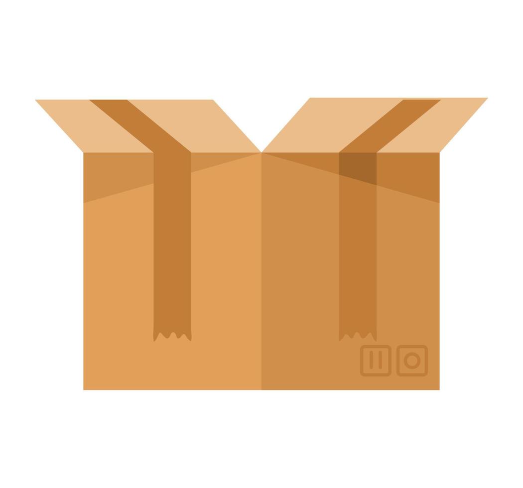 delivery box carton vector