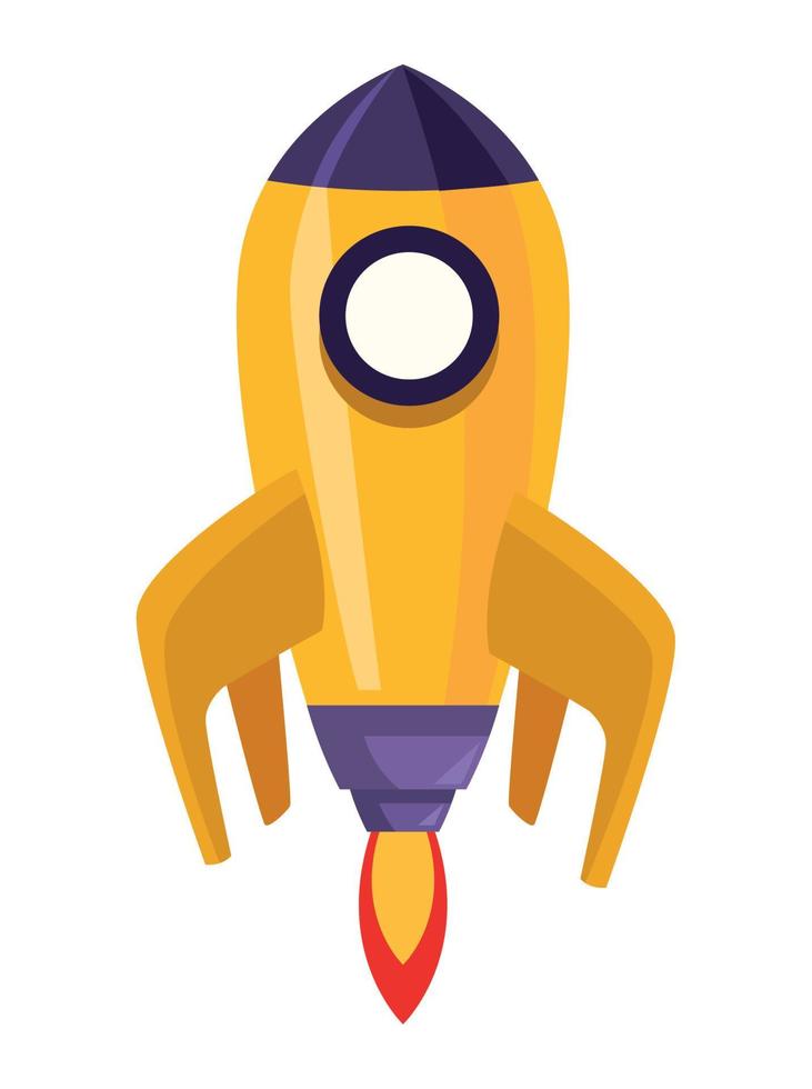 rocket launcher start up vector