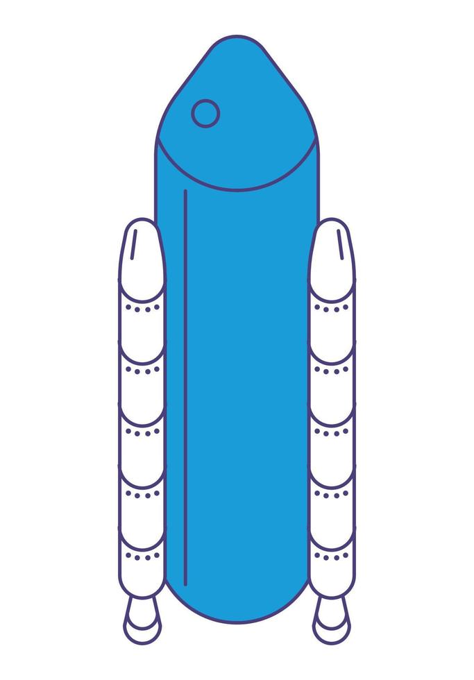 rocket launcher space outer vector