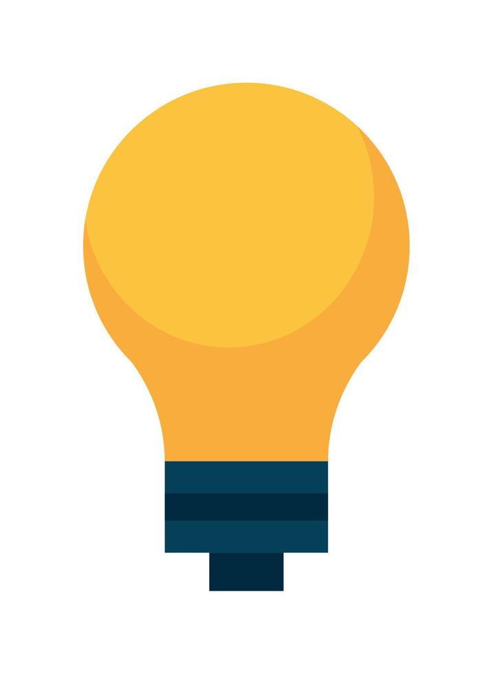 bulb light idea vector