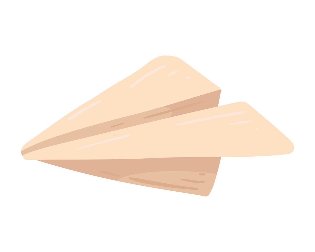paper airplane toy vector