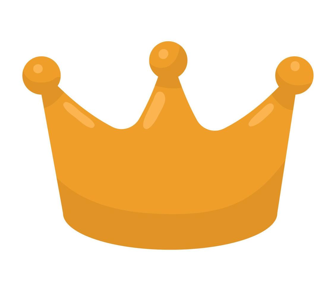 queen crown golden vector