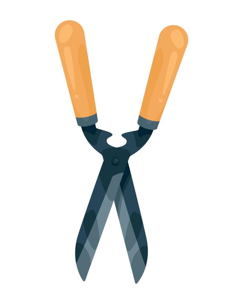 scissors gardening tool vector