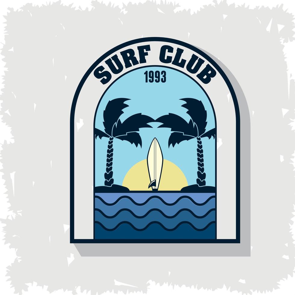 surf sport dome frame vector