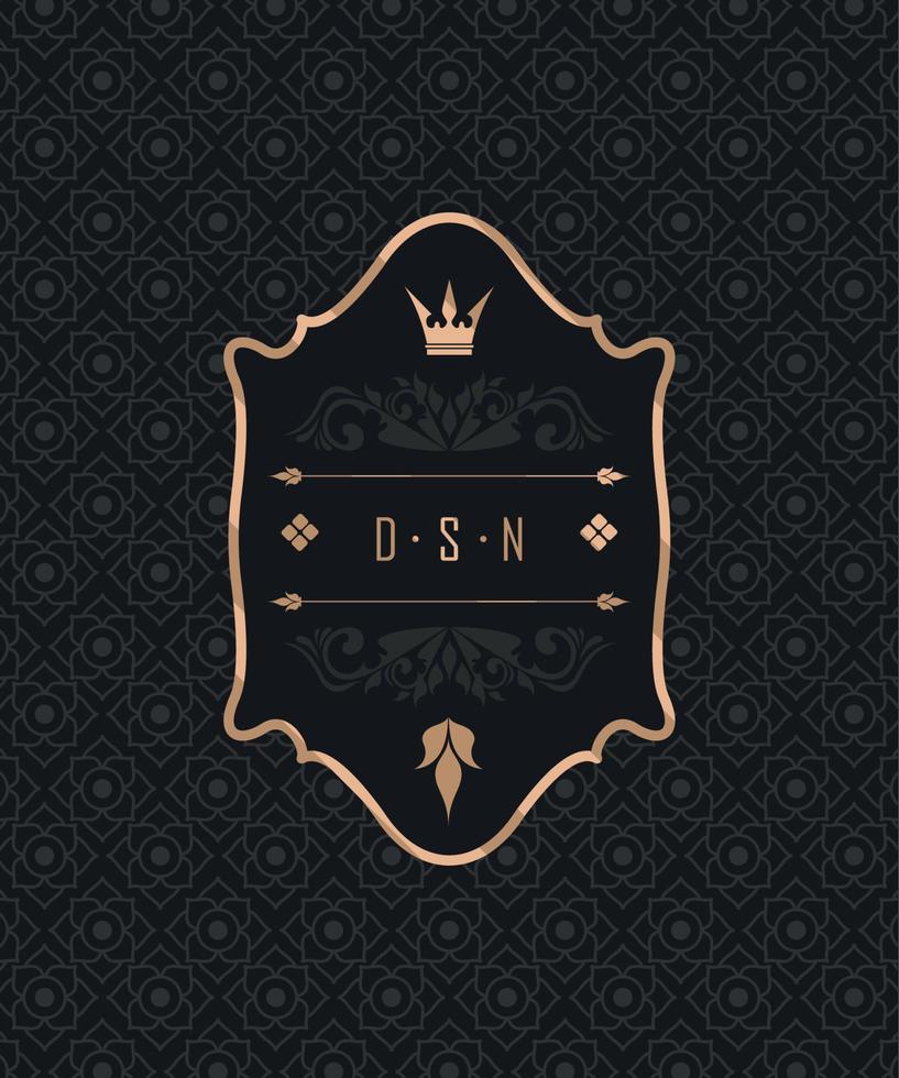 Elegant frame design vector
