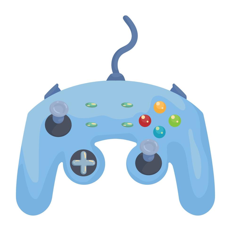 blue modern video game control vector