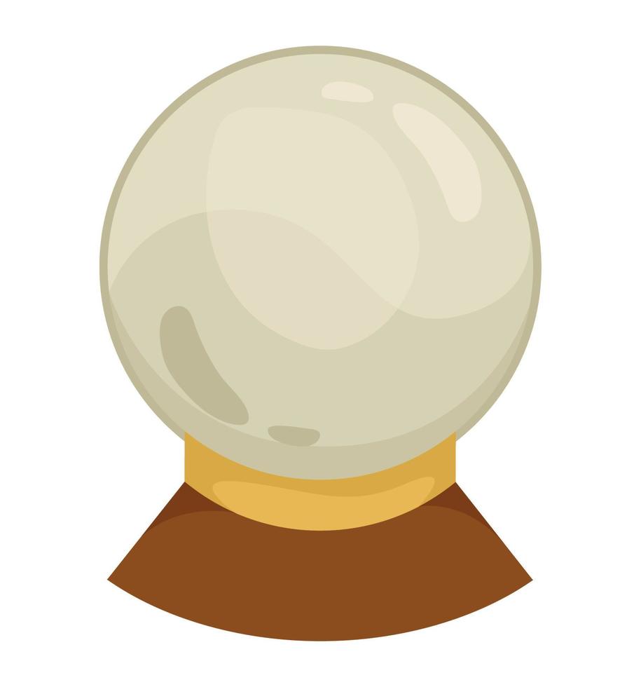 magic sphere fortune teller vector