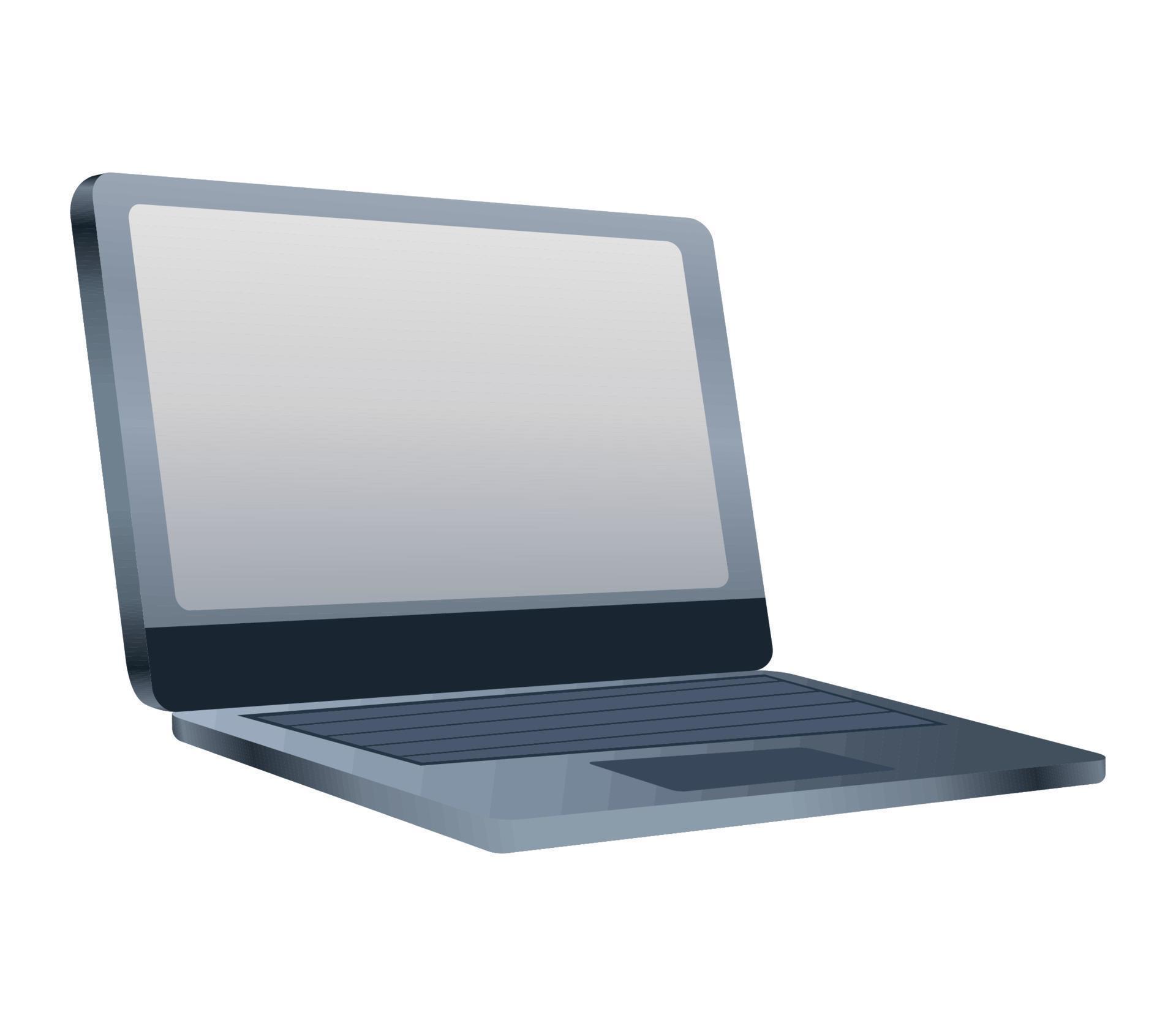 laptop mockup side view 10531432 Vector Art at Vecteezy
