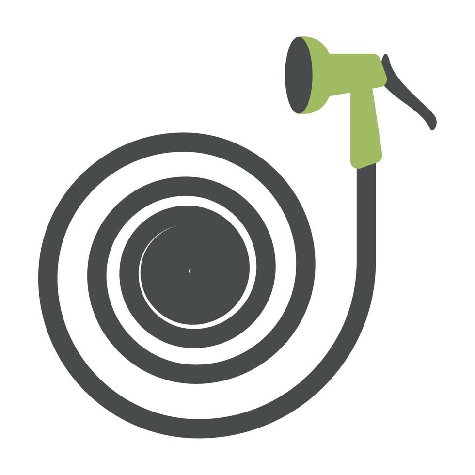 gardening hose tool vector