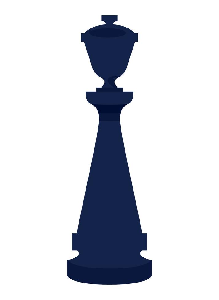 chess piece silhouette vector