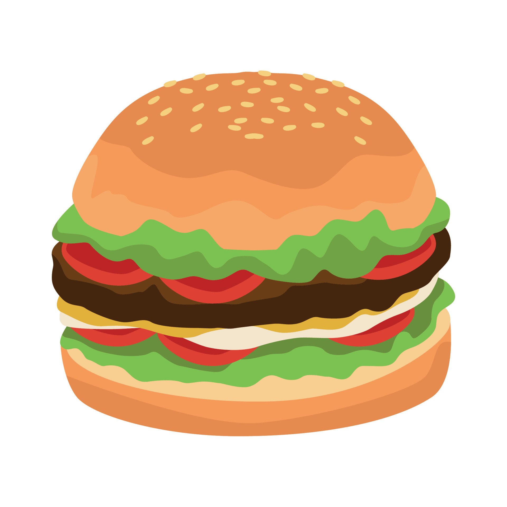 burger fast food 10531521 Vector Art at Vecteezy