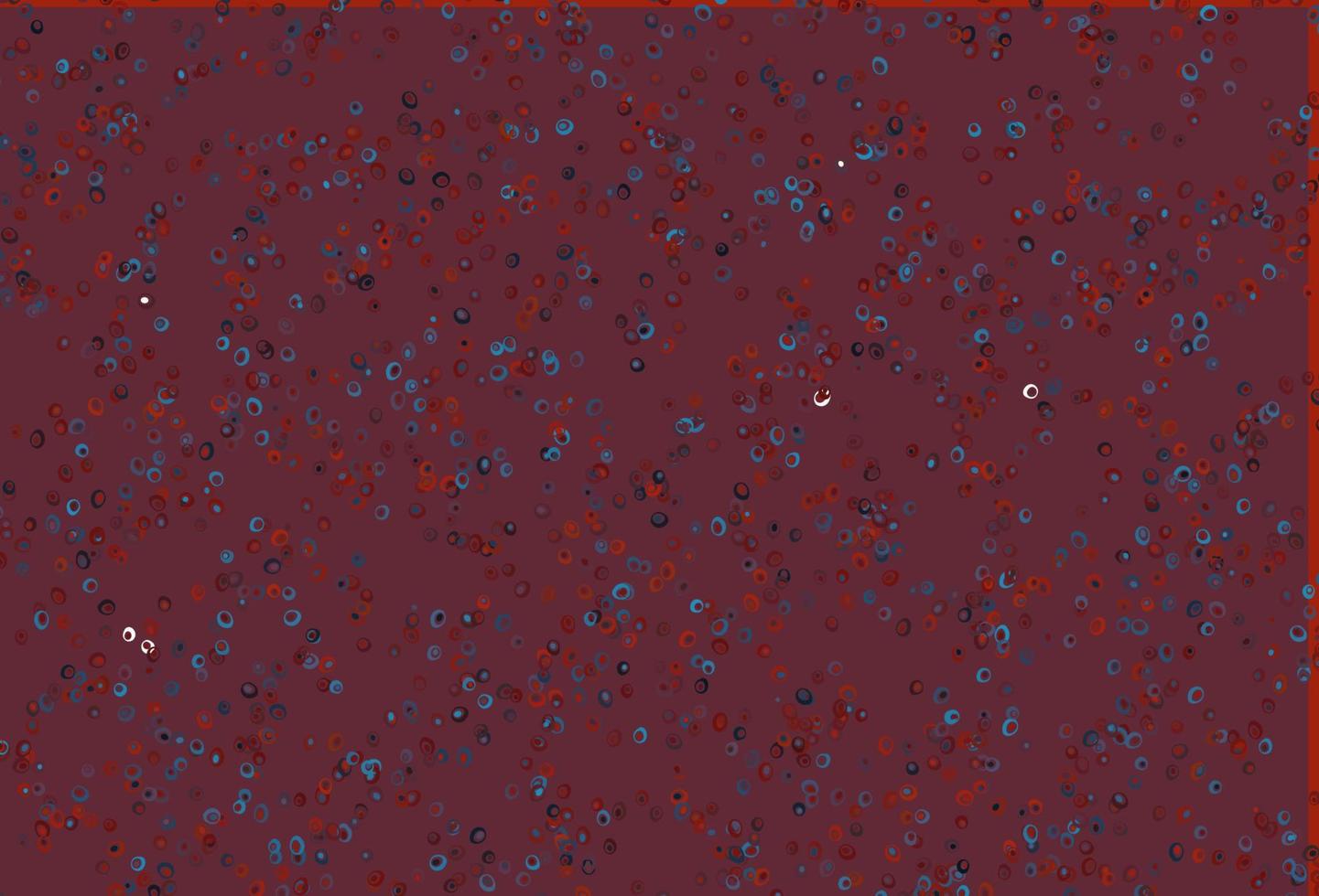 Light Blue, Red vector texture with disks.