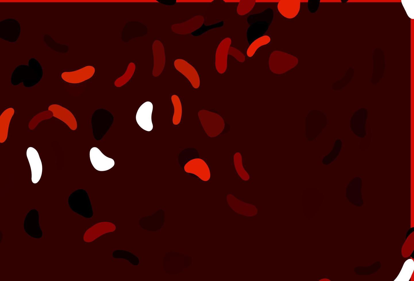 Light Red vector template with memphis shapes.