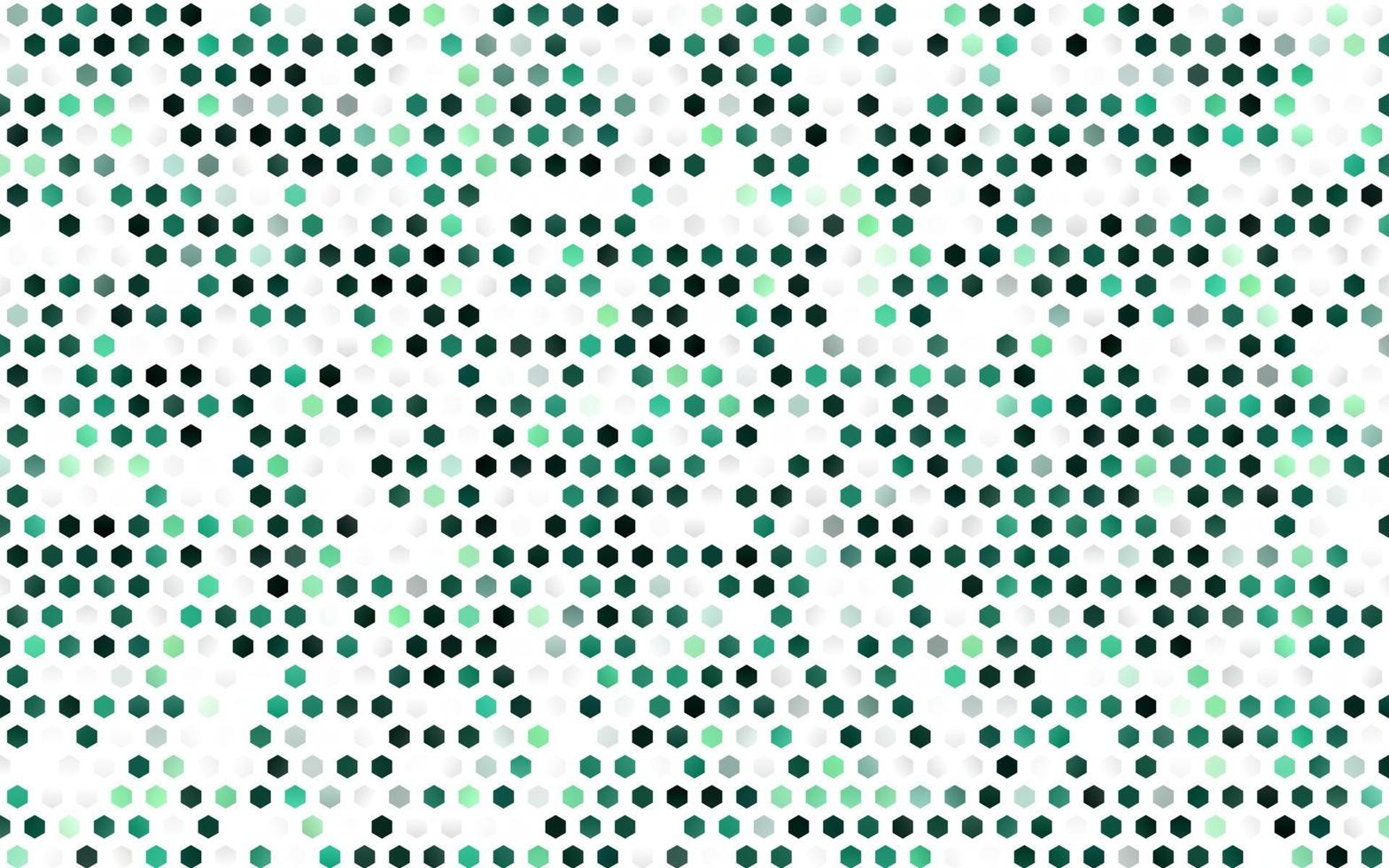 Light Green vector layout with hexagonal shapes.