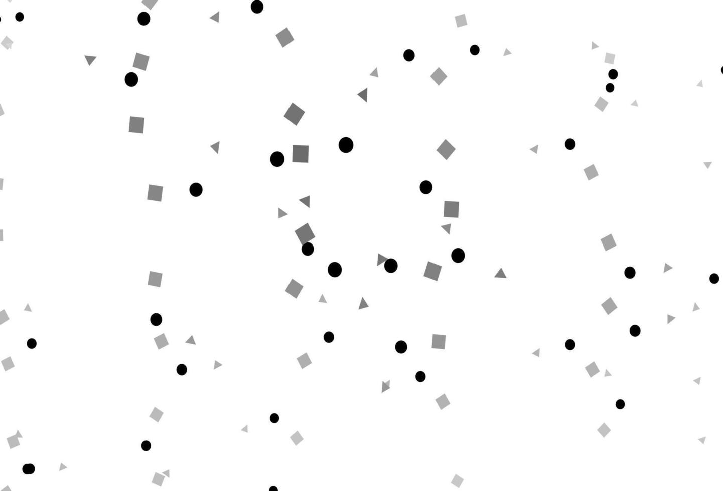 diseño de vector gris plateado claro con círculos, líneas, rectángulos.
