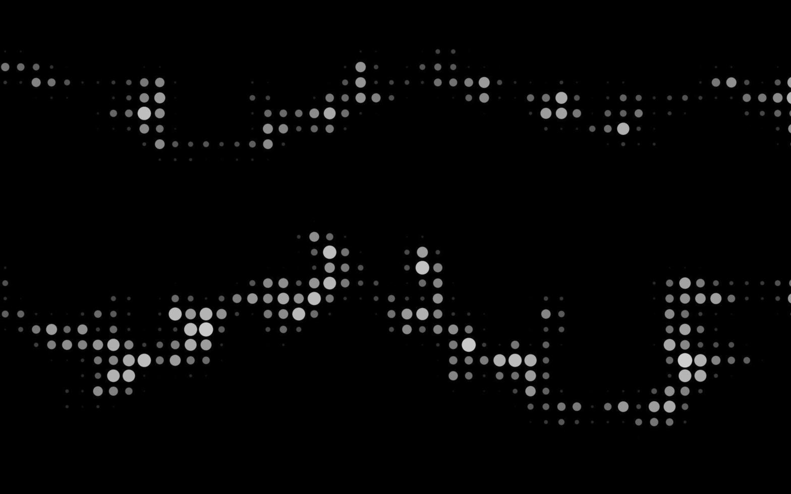 Dark Silver, Gray vector texture with disks.