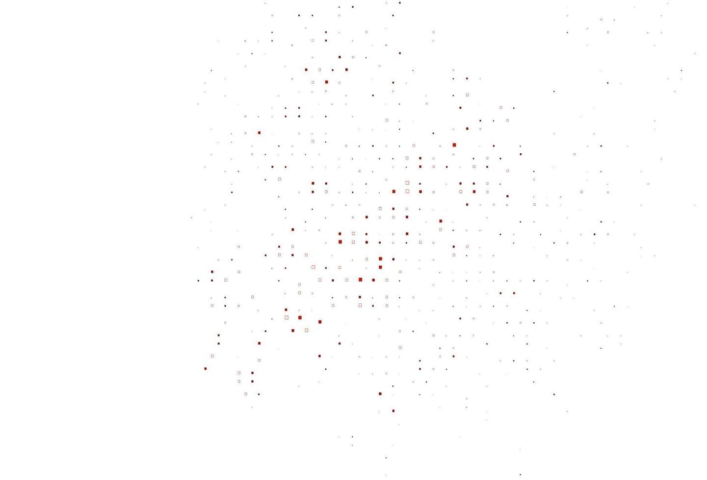diseño de vector rojo claro con rectángulos, cuadrados.