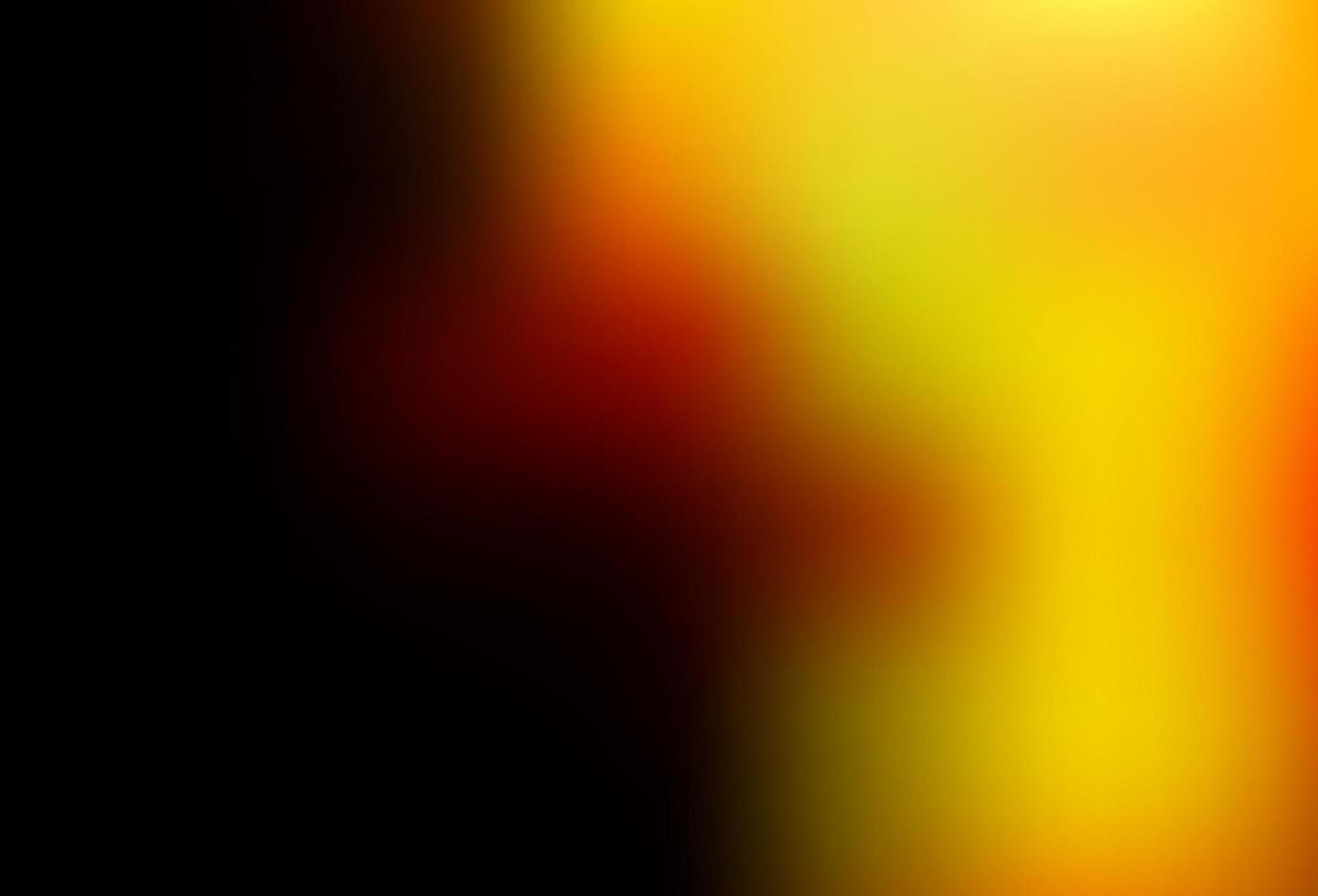 Dark Orange vector blurred bright template.