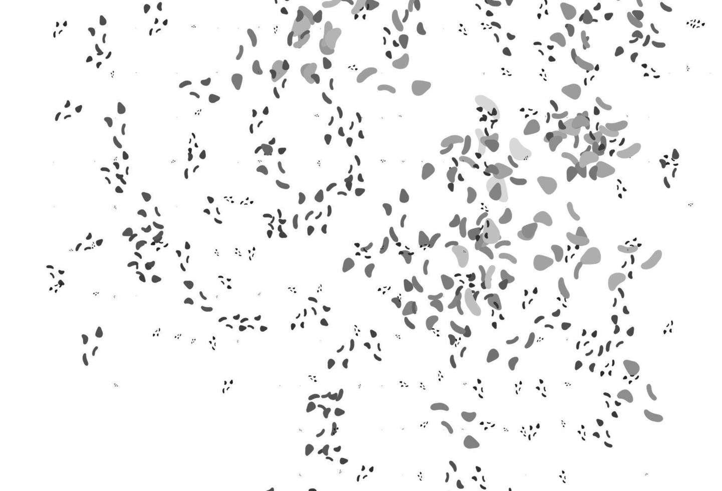 Fondo de vector gris plateado claro con formas abstractas.
