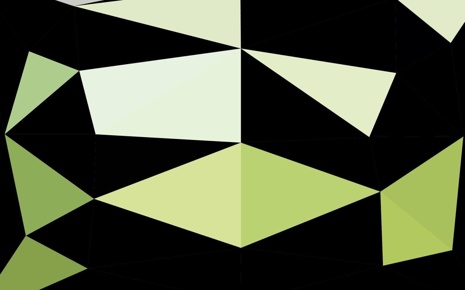 diseño de baja poli vector verde oscuro.