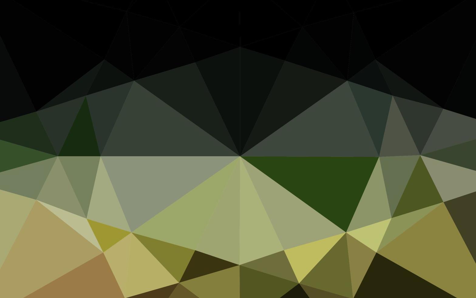 Dark Green vector abstract polygonal texture. 10532503 Vector Art at
