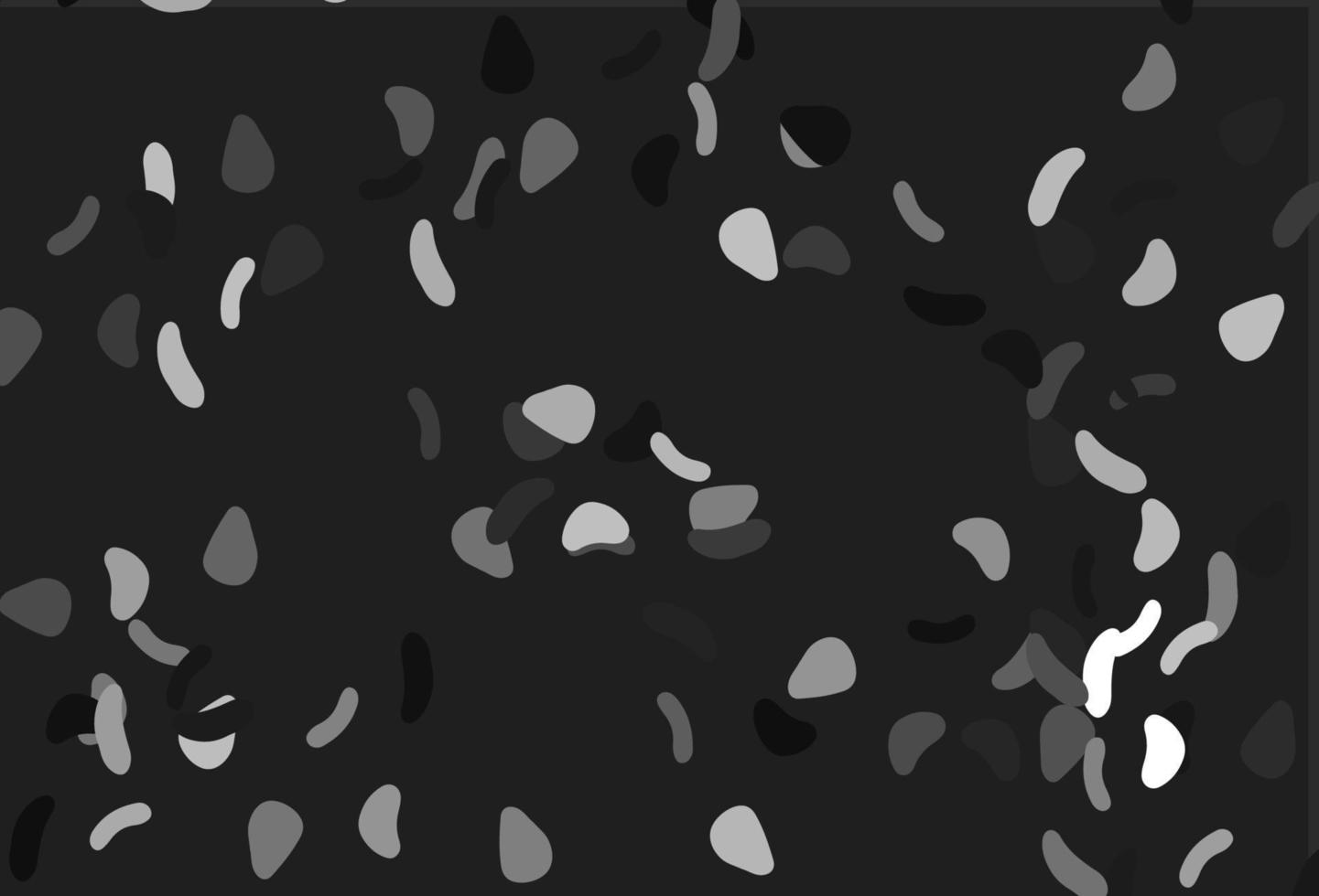 Light Silver, Gray vector background with abstract forms.