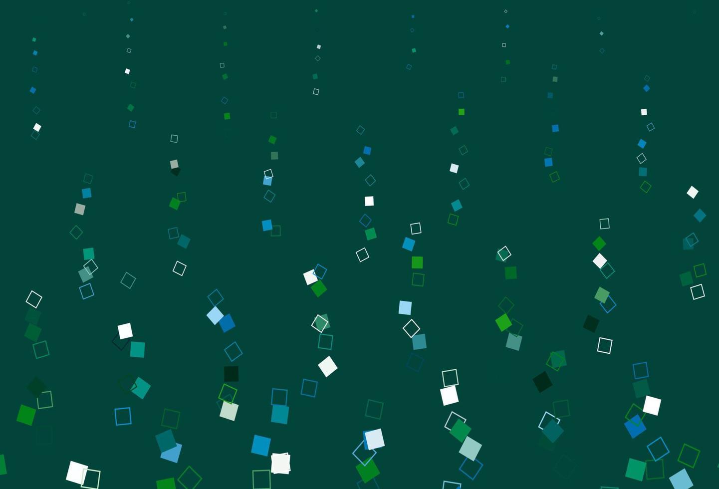 Light Blue, Green vector layout with rectangles, squares.