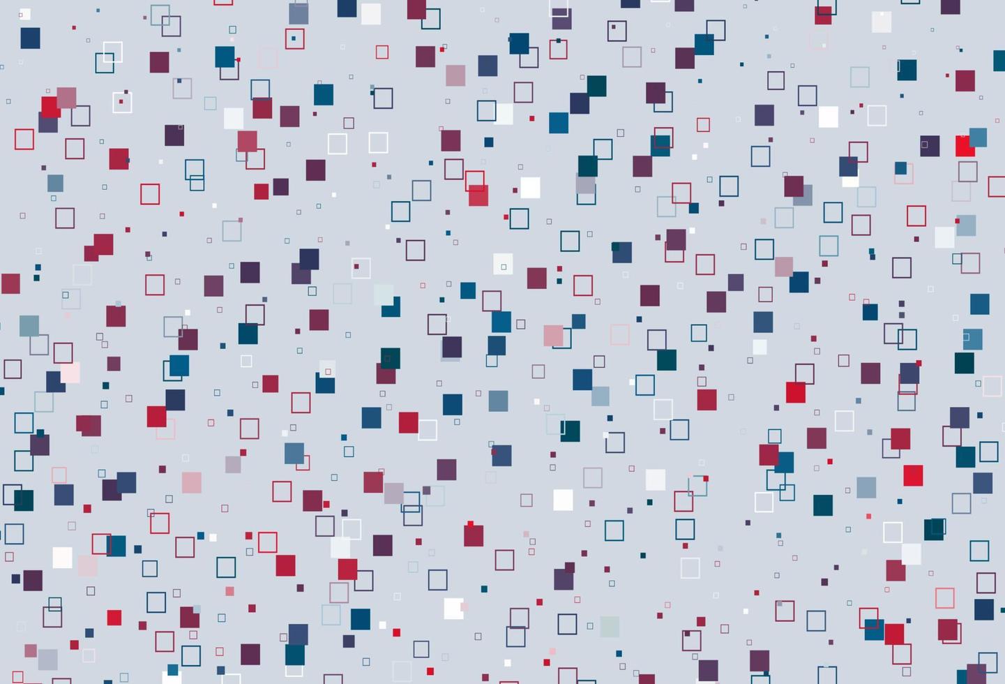 Light Blue, Red vector background with rectangles.