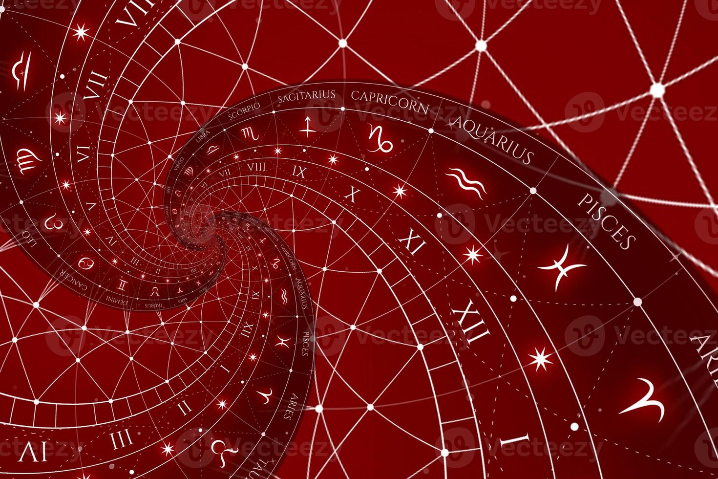 Astrology and alchemy sign background illustration photo