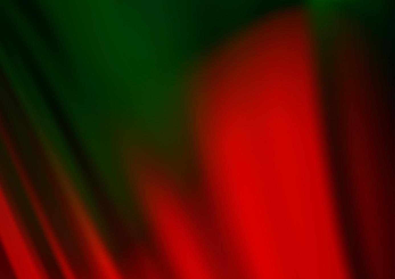 Fondo de vector verde oscuro, rojo con líneas abstractas.