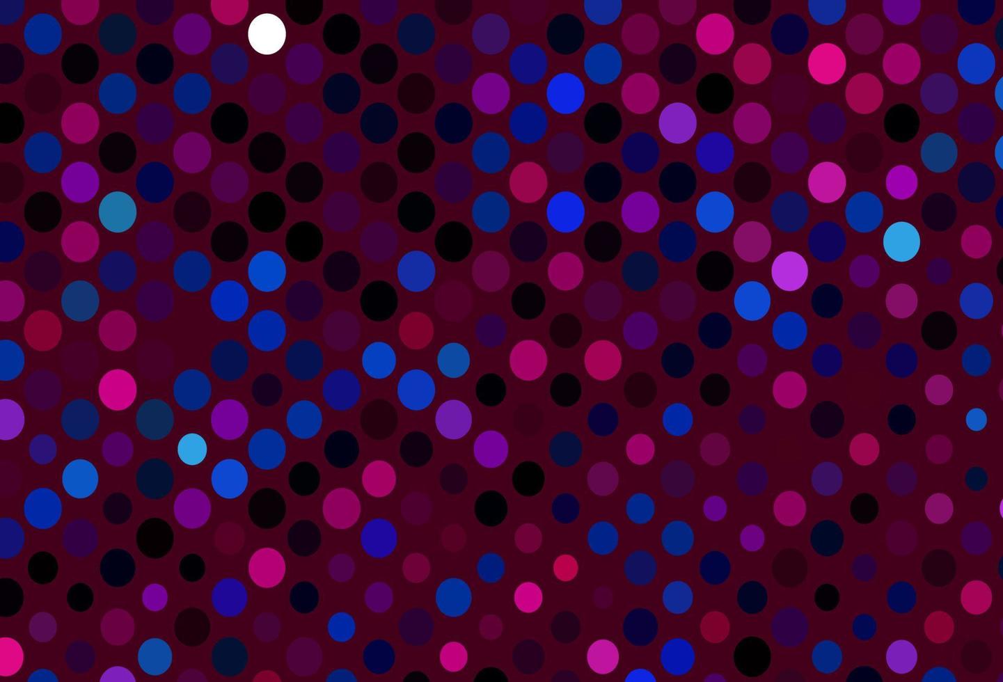 Dark Blue, Red vector texture with disks.