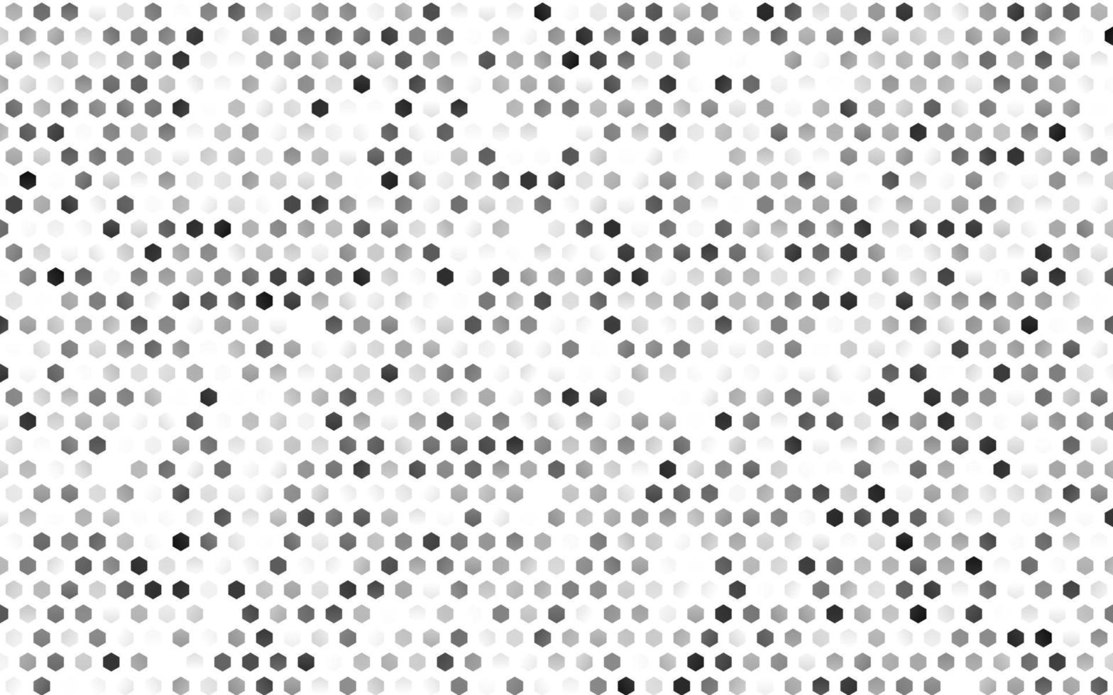 Light Silver, Gray vector cover with set of hexagons.