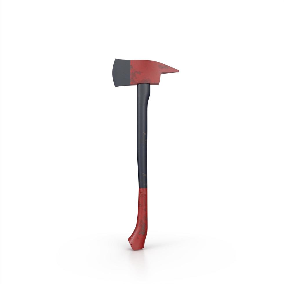 Axe isolated on white background photo