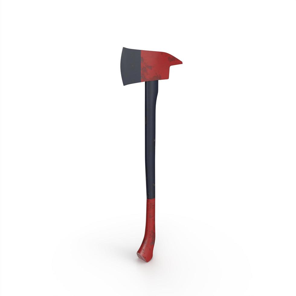 Axe isolated on white background photo