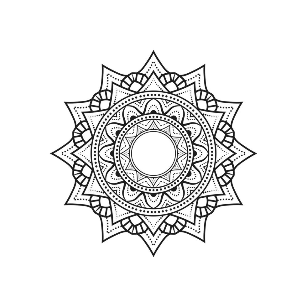luxury ornamental mandala design, Flowers coloring page for kdp interiors vector