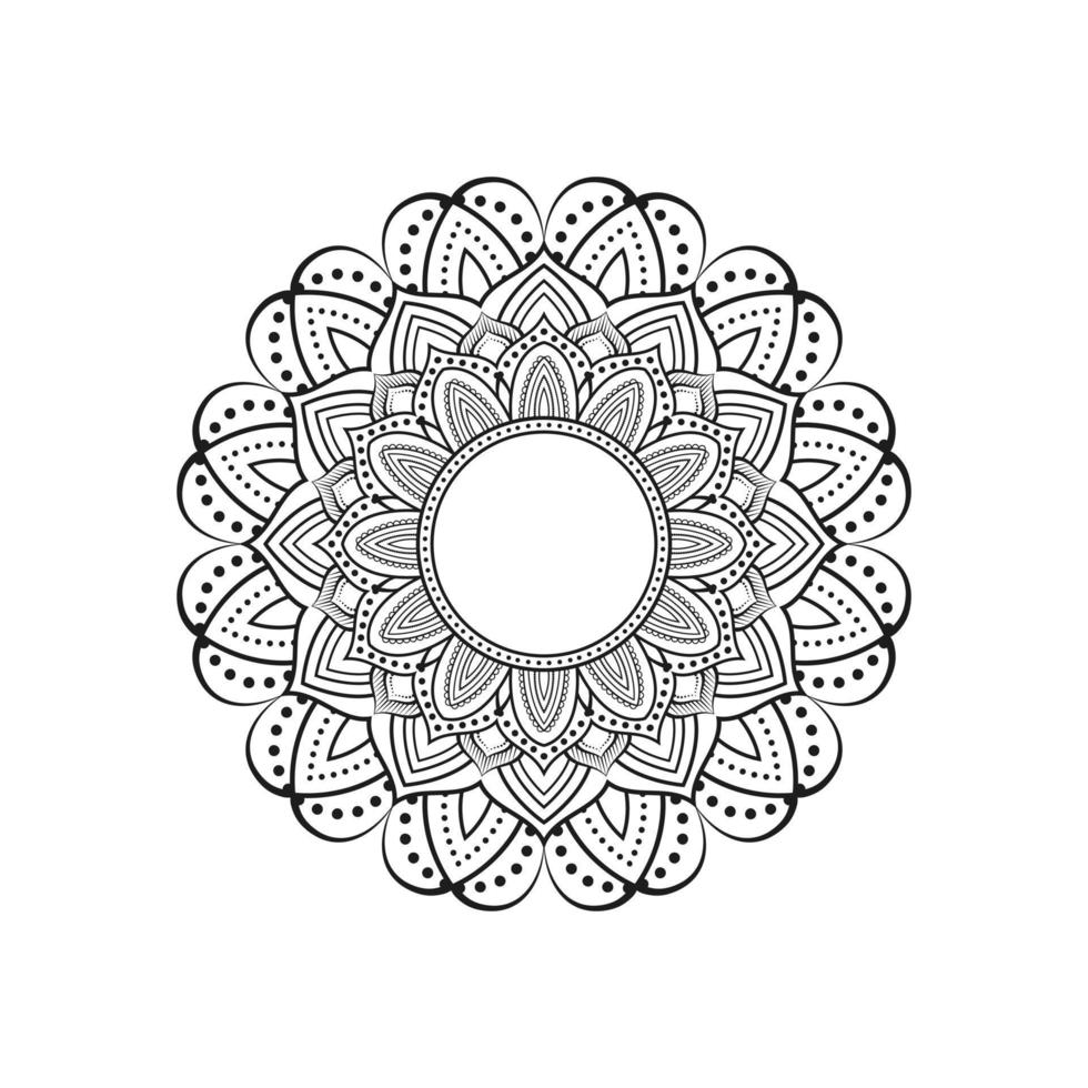 patrón de mandala de lujo ornamental, diseño de mandala para interiores kdp, diseño de mandala tradicional vector