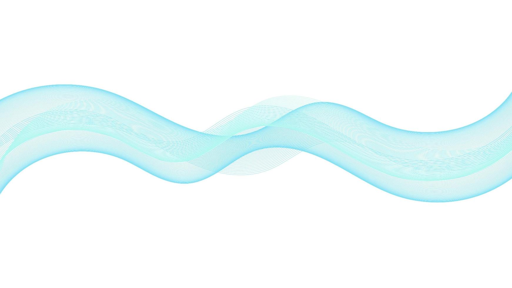 modern blue wave abstract background on white photo