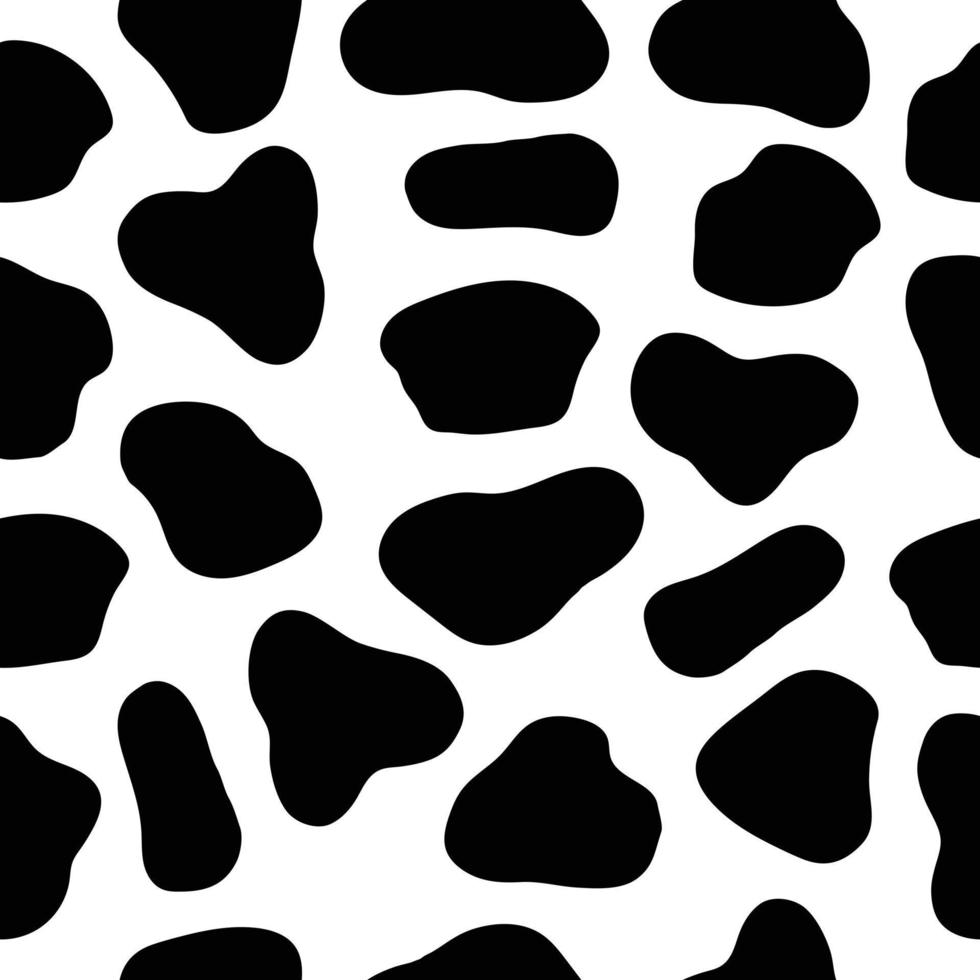 Cow seamless pattern. Cow print. Cow spots for fashion print design, web and cover. vector