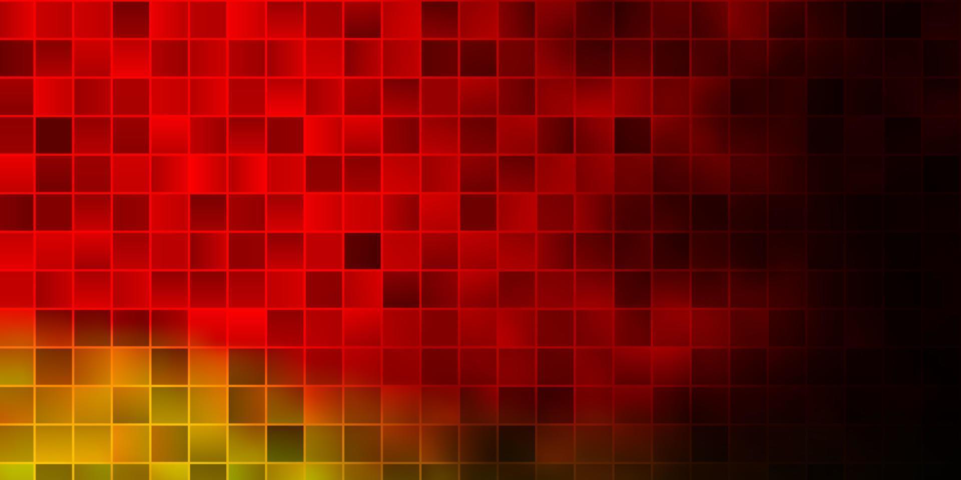 Dark Green, Red vector background with rectangles.