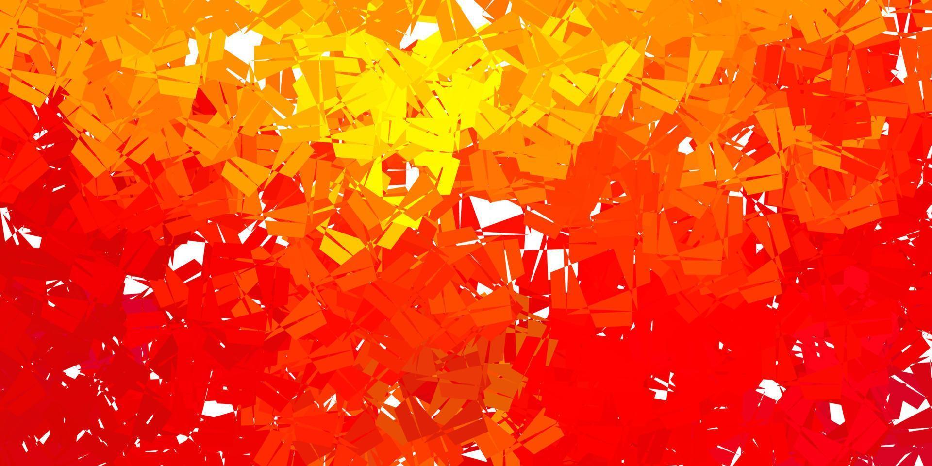 Dark red vector gradient polygon texture.