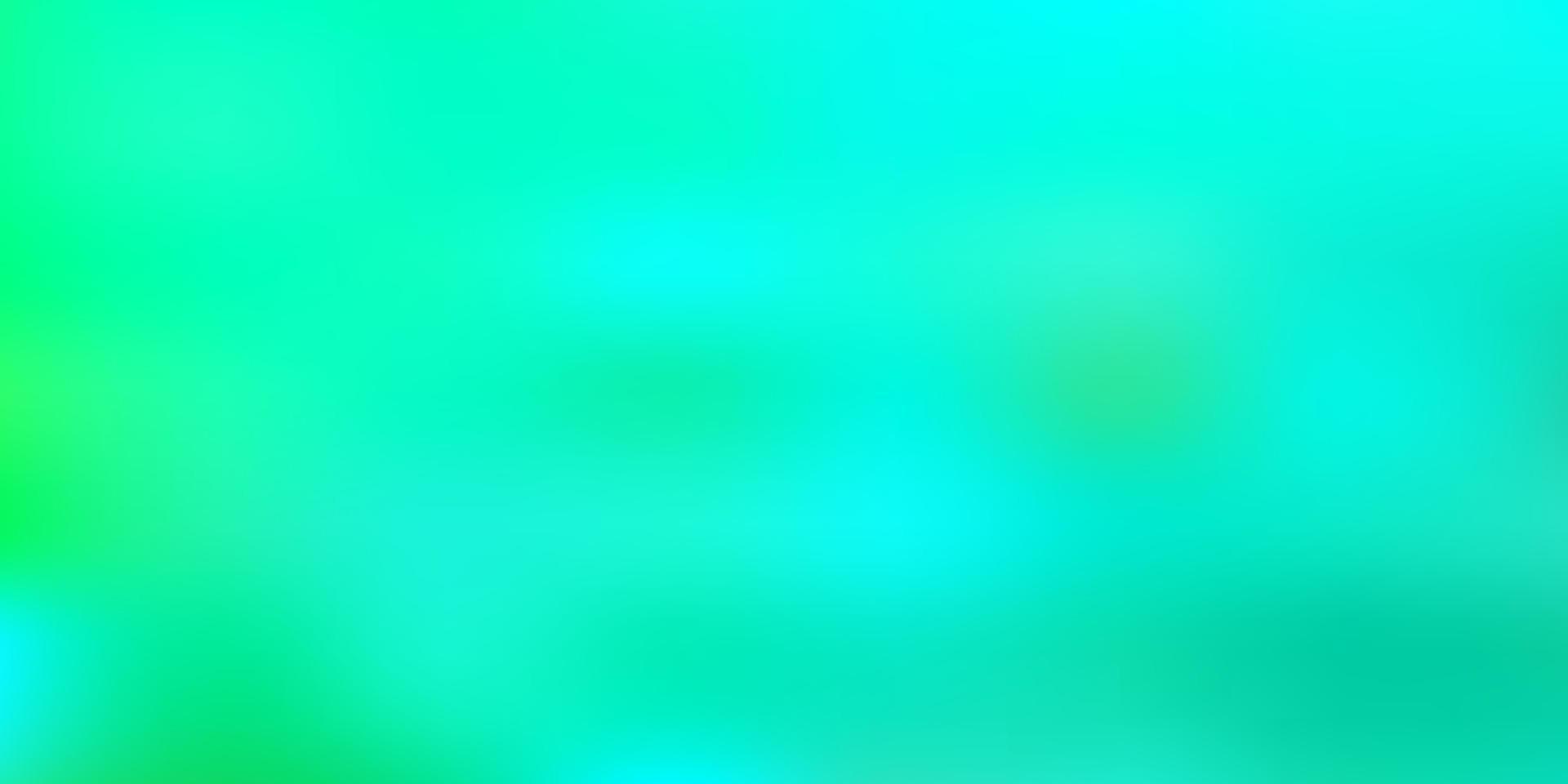Light green vector gradient blur pattern.