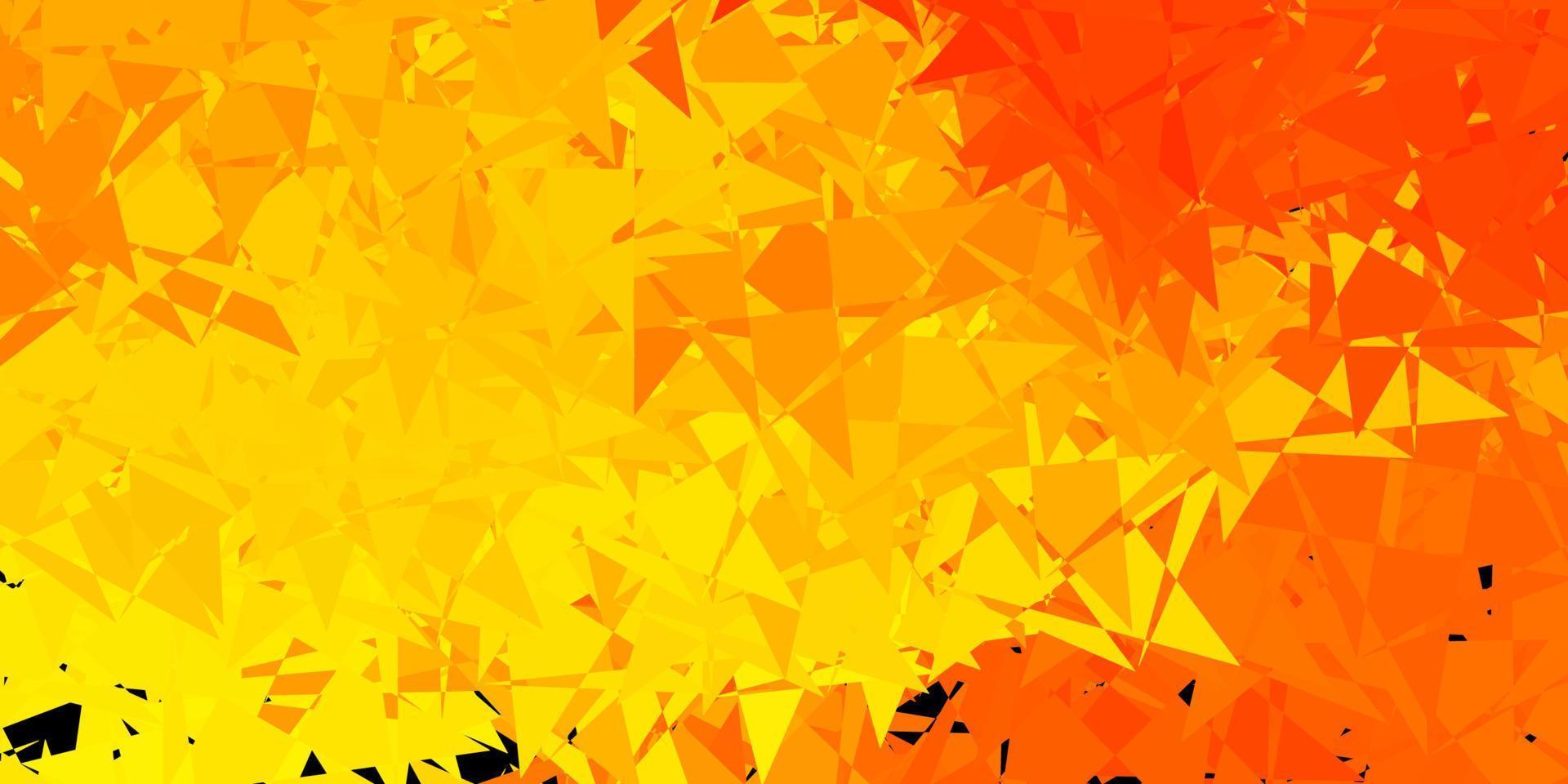 Light yellow vector background with polygonal forms.