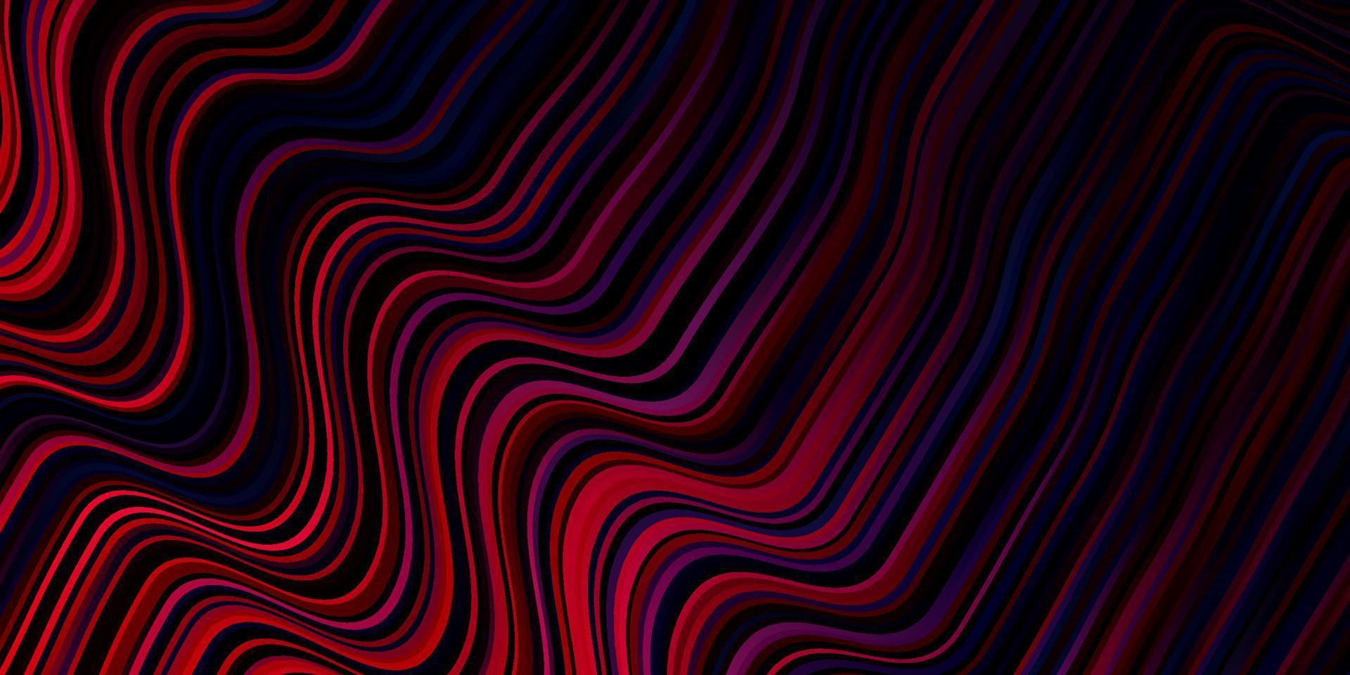 Light Blue, Red vector texture with curves.