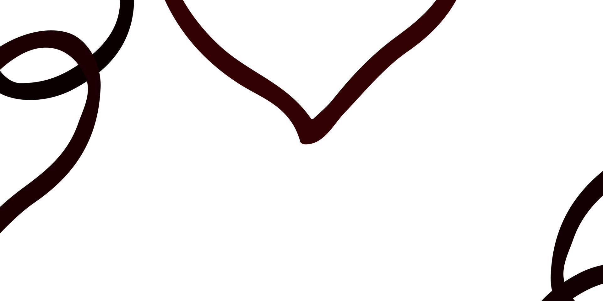 Light Red vector backdrop with sweet hearts.