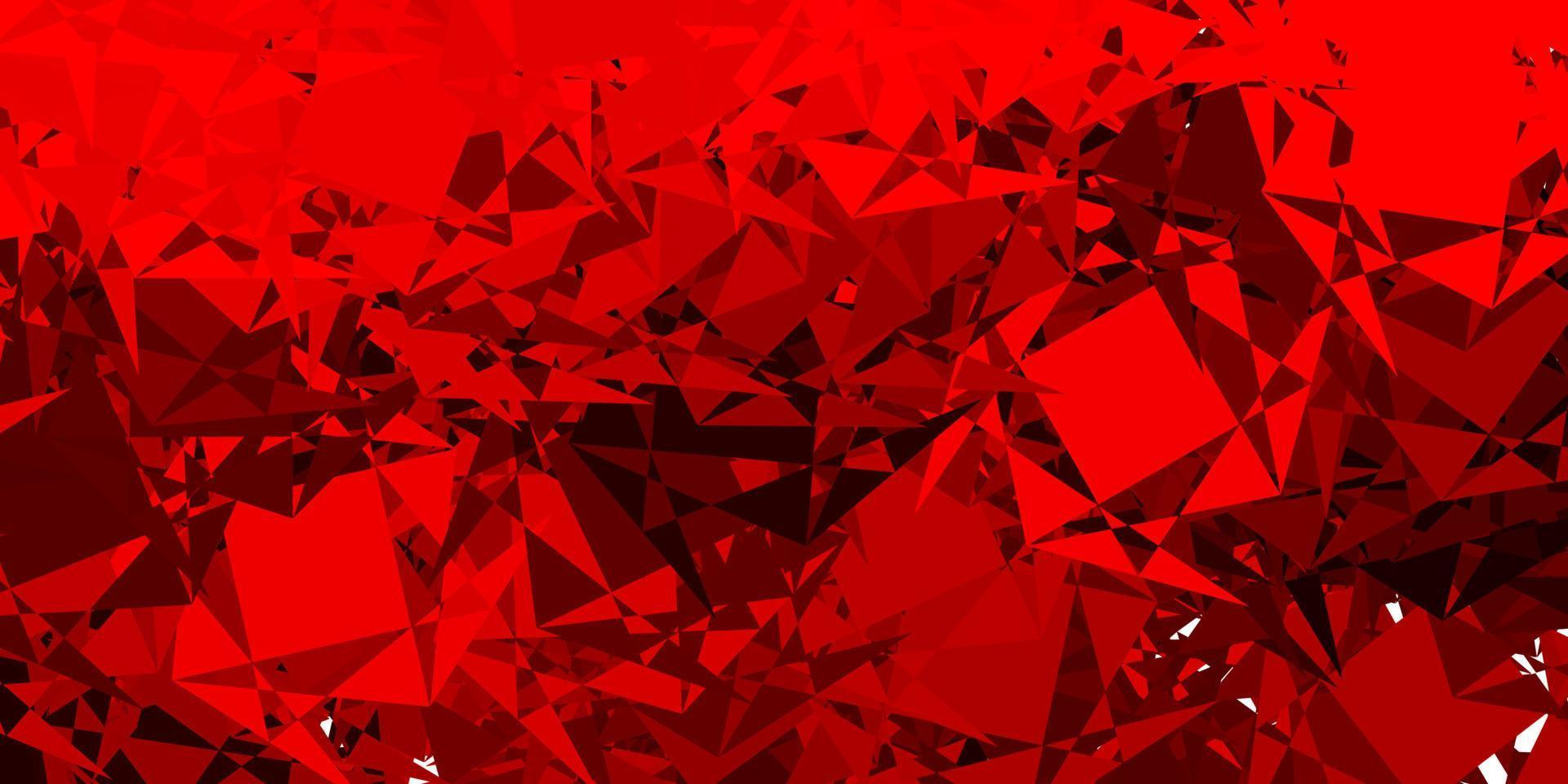 Light Red vector background with polygonal forms.