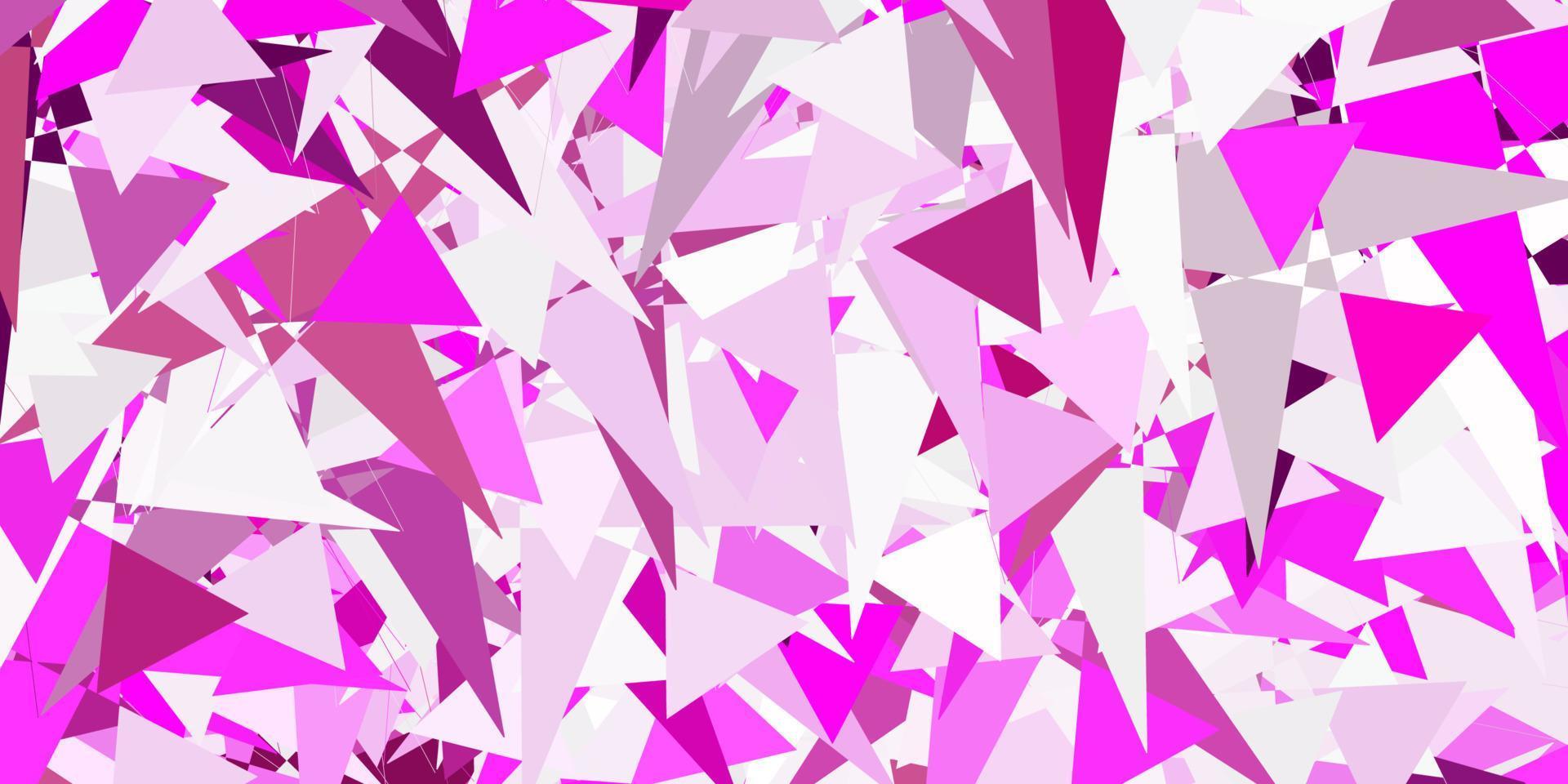 Light Pink vector layout with triangle forms. 10534424 Vector Art at