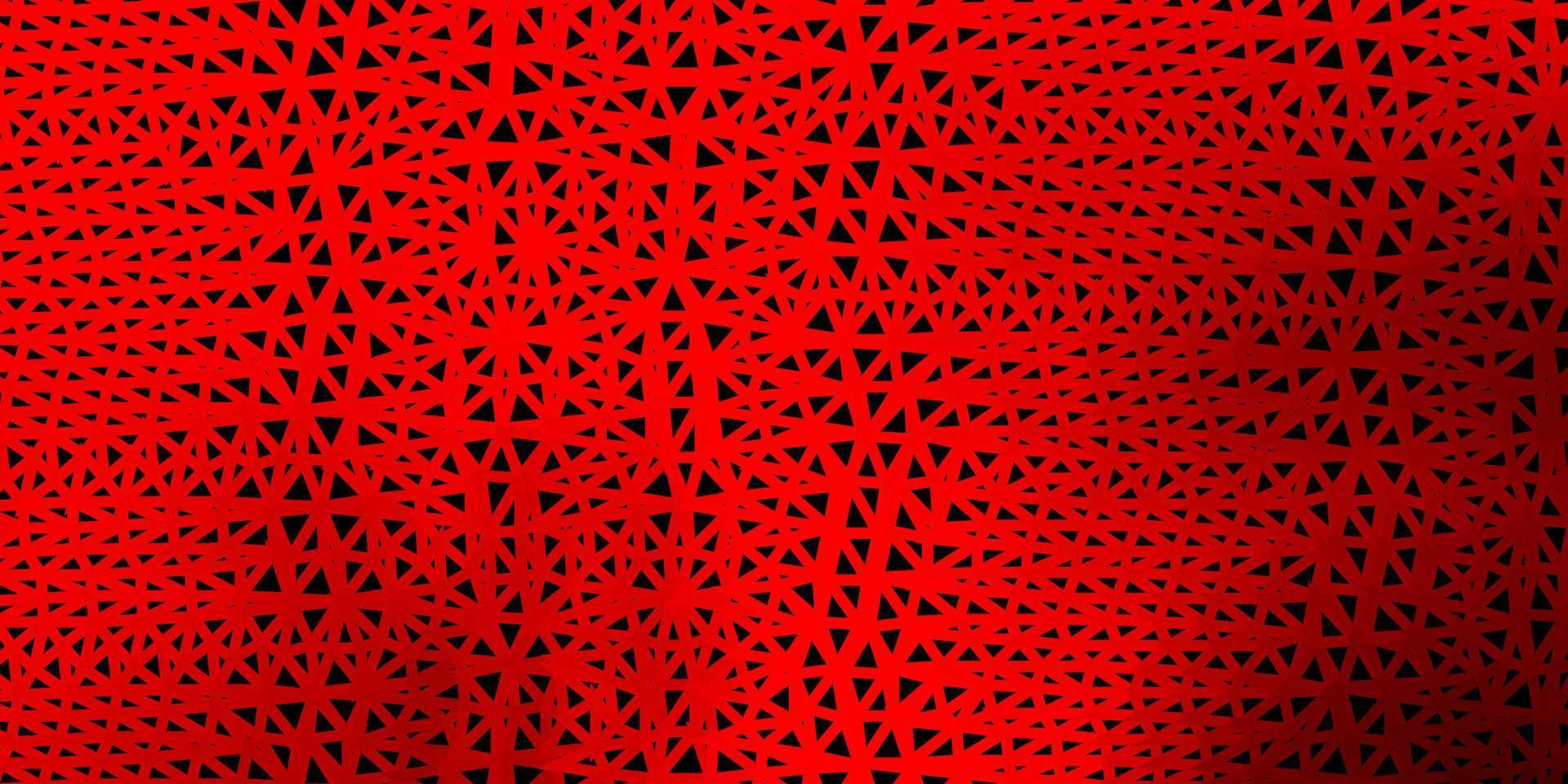 papel tapiz poligonal geométrico vector rojo oscuro.