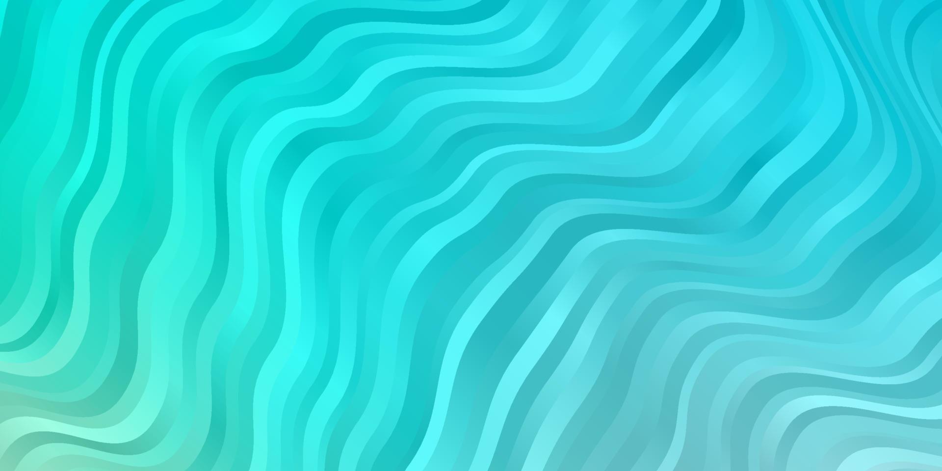 Light Blue, Green vector backdrop with bent lines.