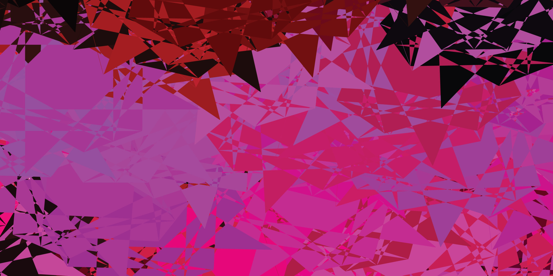Dark Pink vector background with polygonal forms. 10534456 Vector Art