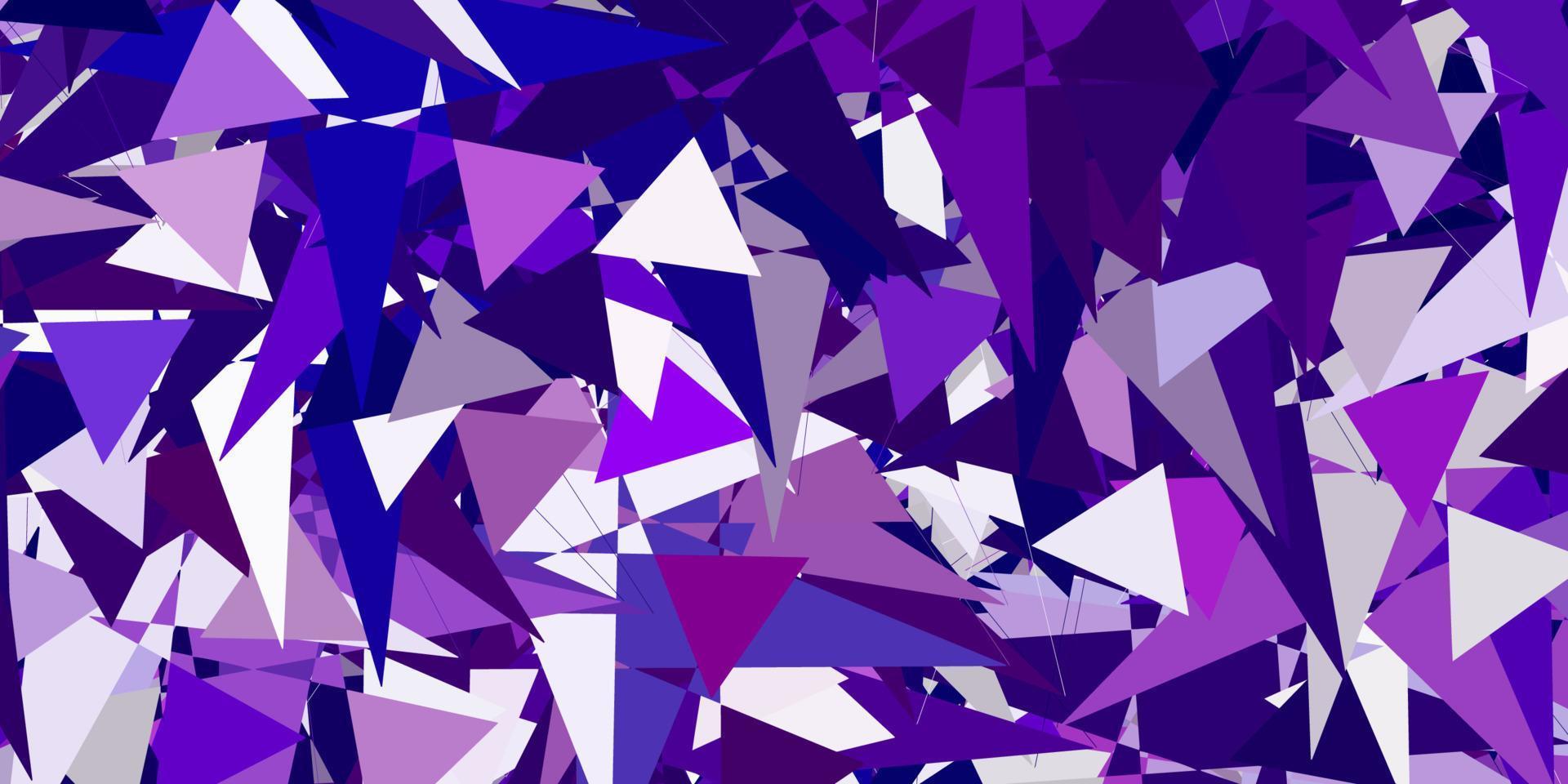 Light Pink vector background with polygonal forms.